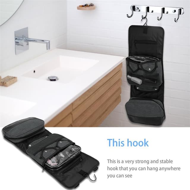 Rejsetaske Toilettasker Kosmetiktaske (sort)