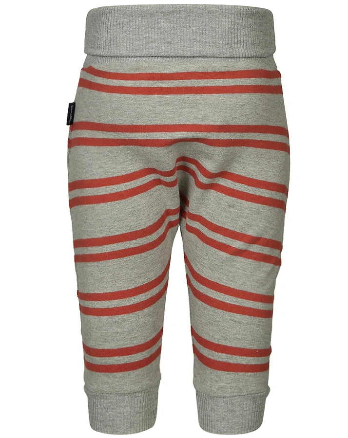 Sweat-Schlupfhose WINTER STRIPES gestreift in grau melange