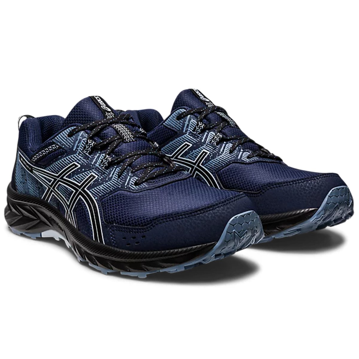 ASICS-Gel_ventur-m-Baskets - Talon plat - Bleu Foncé