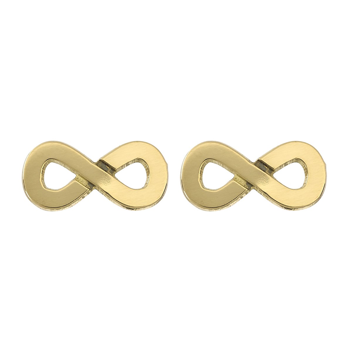Boucles d'oreilles Brillaxis infini tout or