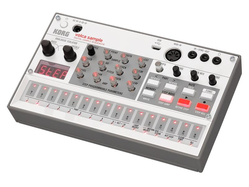 Korg Synthesizer volca sample 2 Kompakter, Sample-basierter Drumcomputer