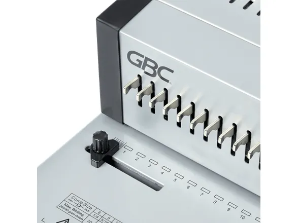 GBC CB25 Pro Heavy Duty manuel hulning og Comb indbindingsmaskine kapacitet 500 A4-ark Sølv
