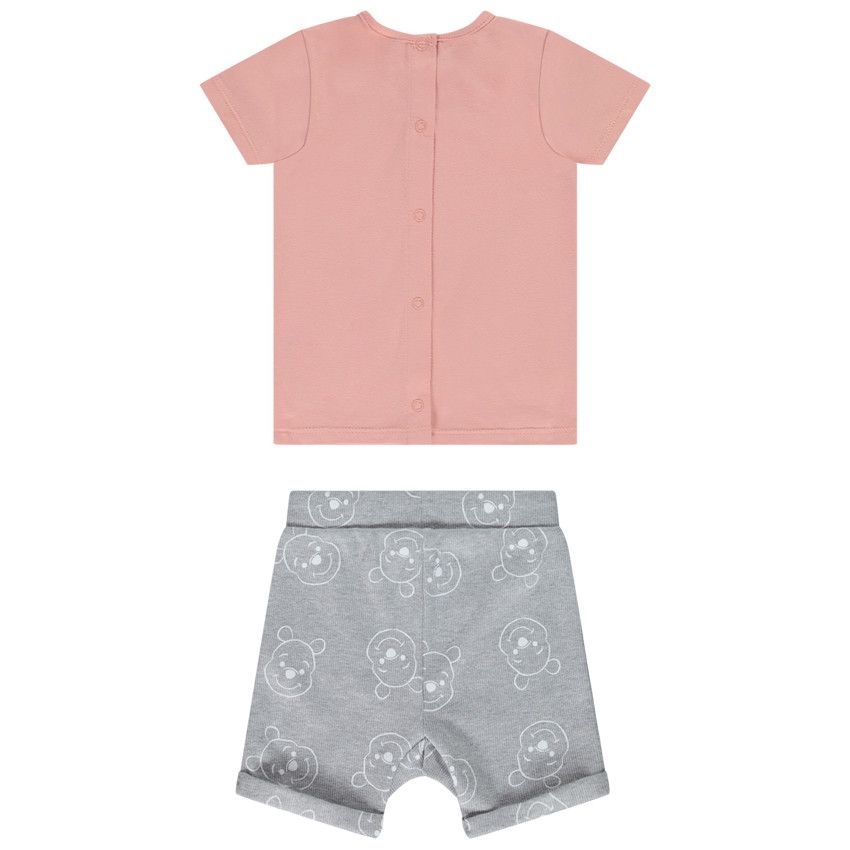 Ensemble t-shirt + bermuda imprimé Winnie Disney pour bébé garçon - Multicolore