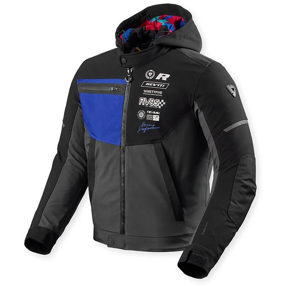 Rev'it - Blouson Haste H2O Noir / Bleu
