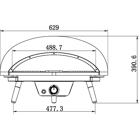 Le Feu Turtle Motion pizzaoven