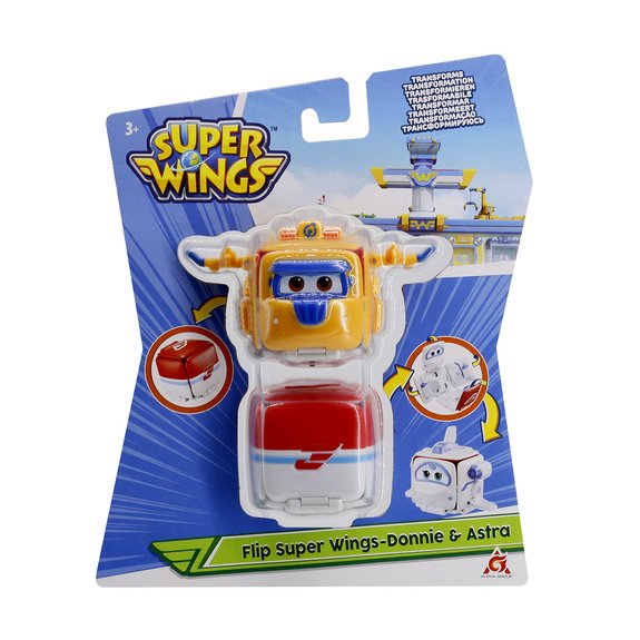 Super Wings - Figurine Flip Surprise Donnie & Astra