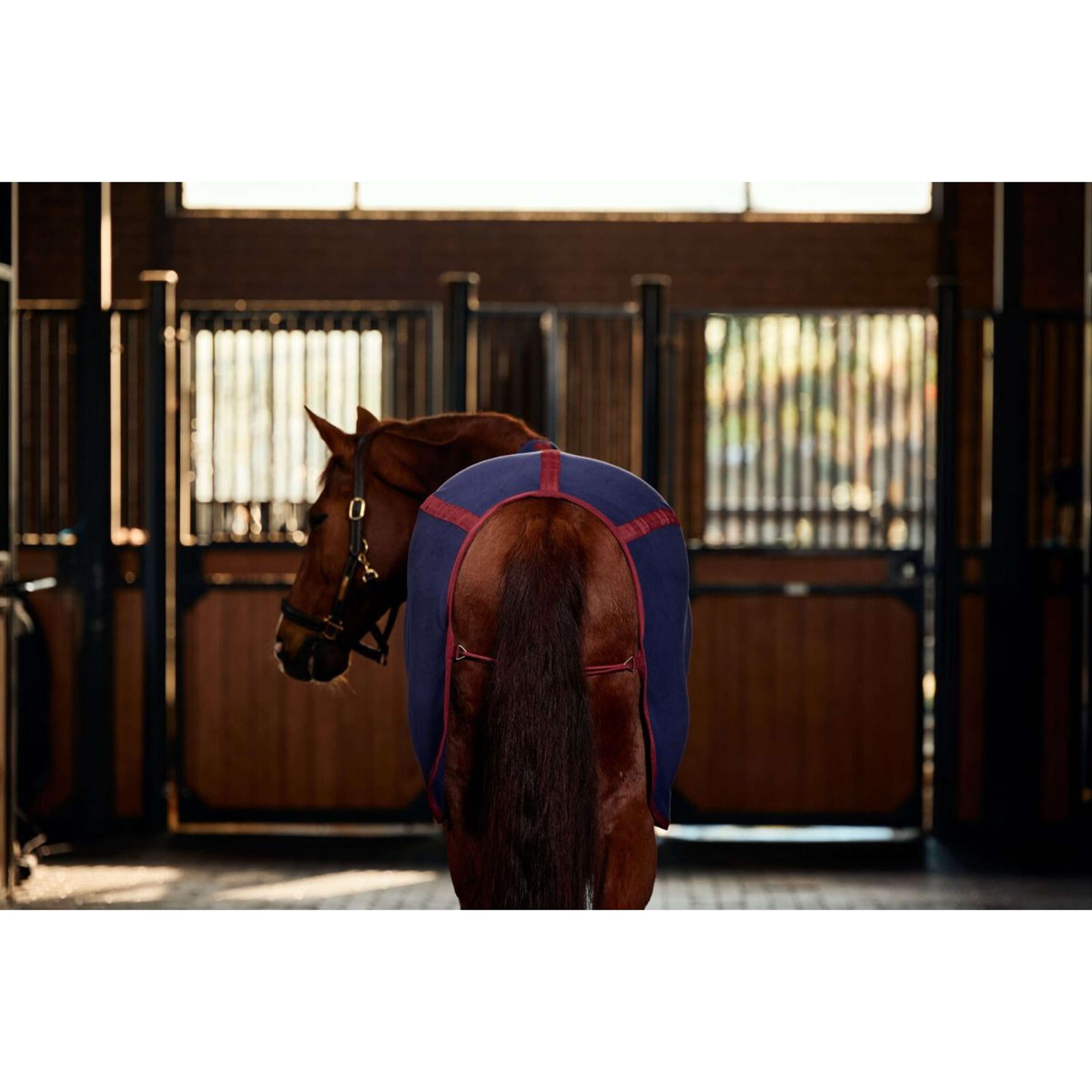 WeatherBeeta Fleecedeken Anti-Static Cooler Standard Neck Navy/Burgund