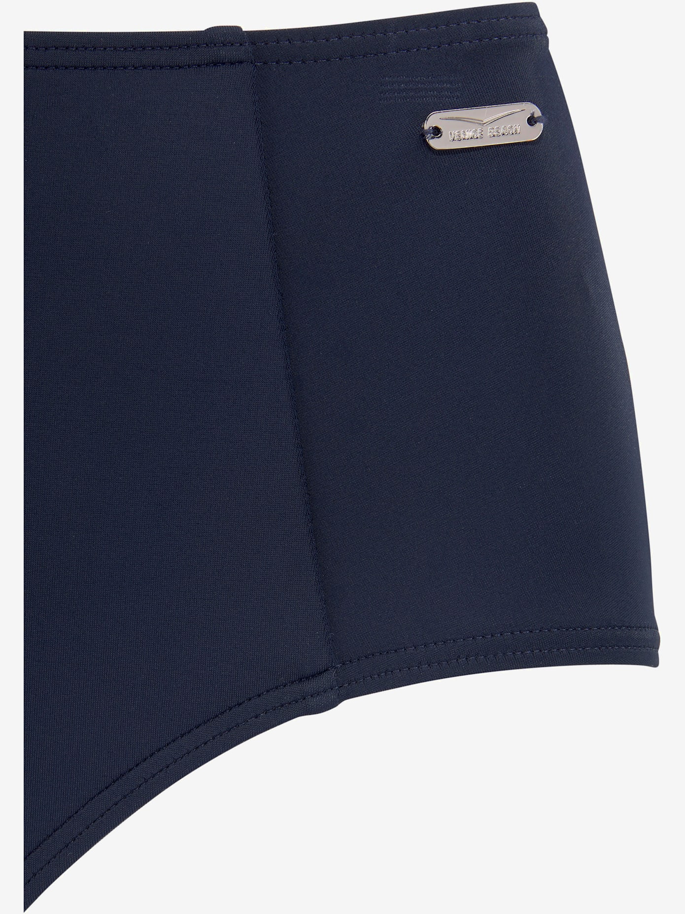 Bas de maillot de bain taille haute coloris unis tendance