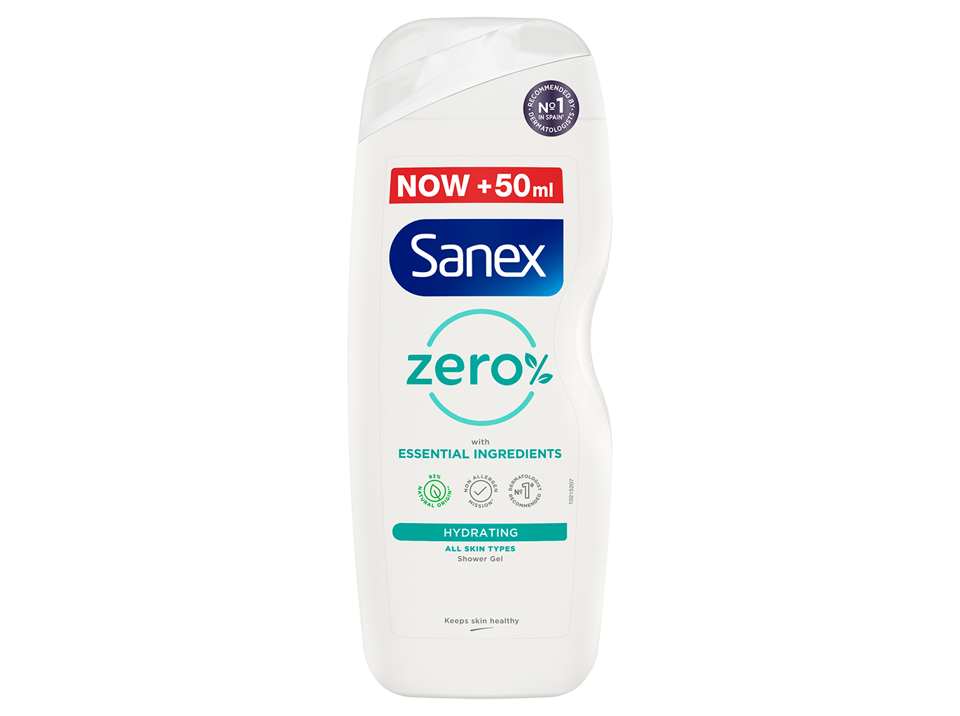 GEL BANHO SANEX ZERO% PELE NORMAL 600ML