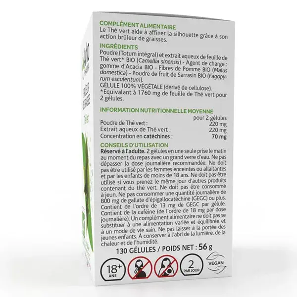 Arkopharma Arkogélules Chá Verde Orgânico 130 cápsulas