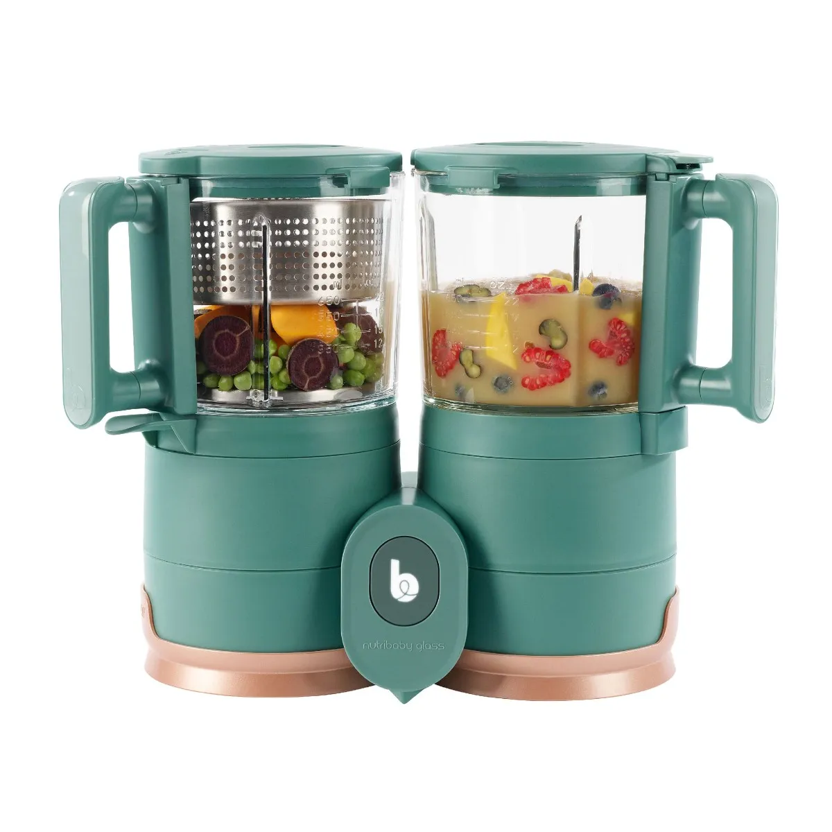 Babymoov Station Repas Duo Nutribaby en Vitre - Vert
