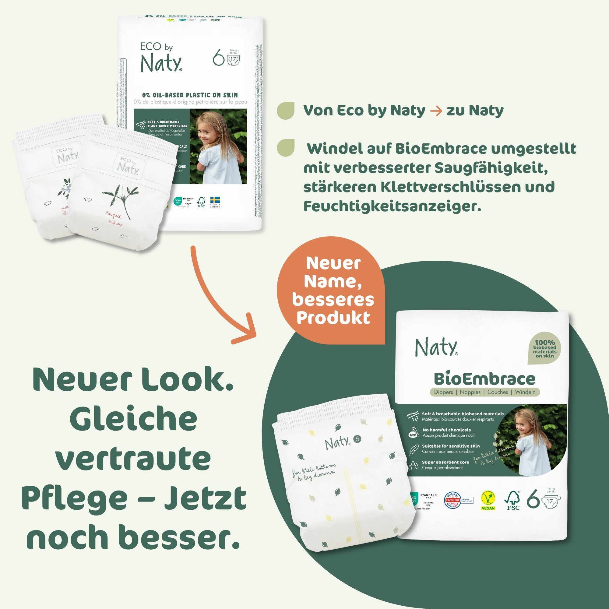 Baby-Windeln Maxi Grosspackung Nr. 4