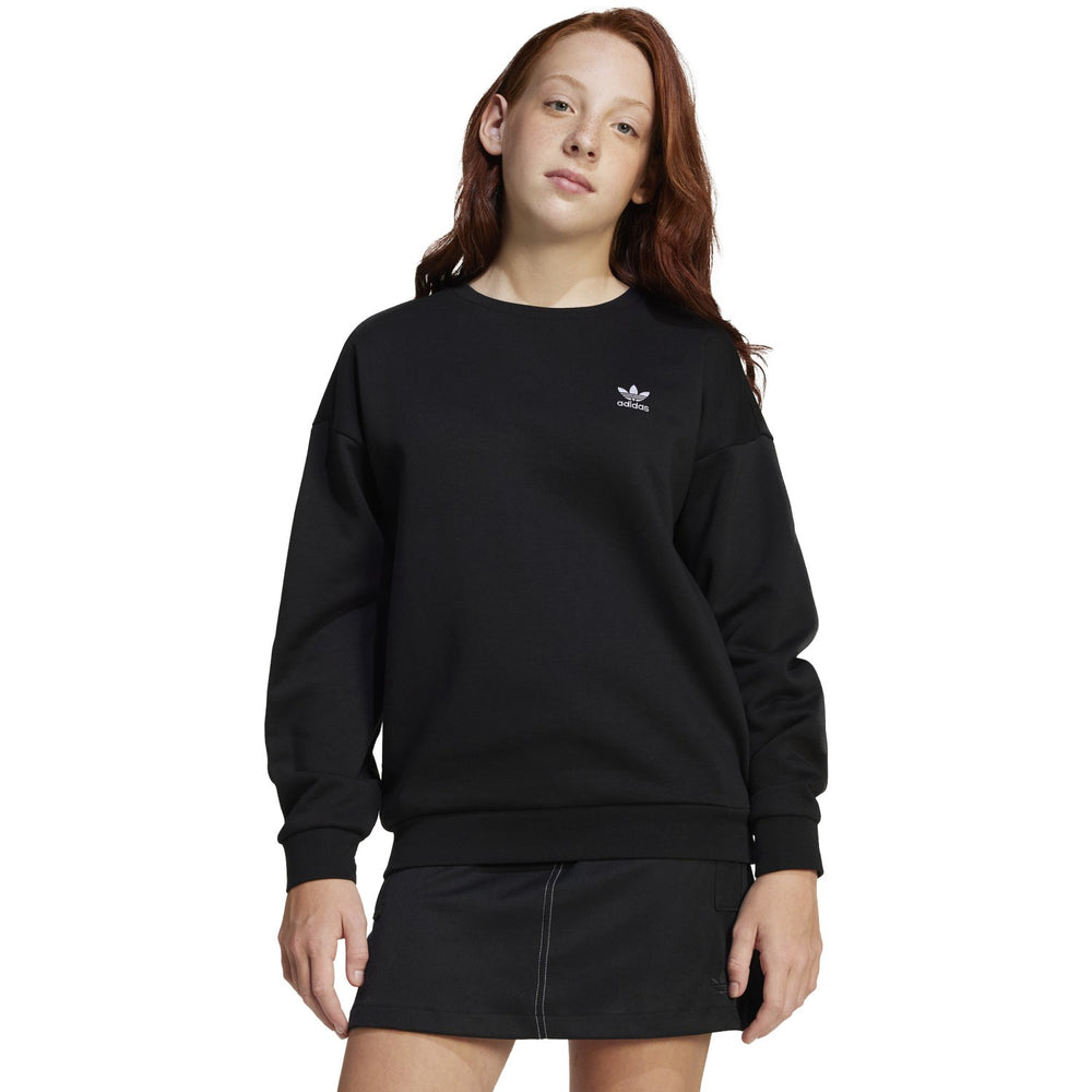 Køb adidas Originals Black Boyfriend Crew Sweatshirt