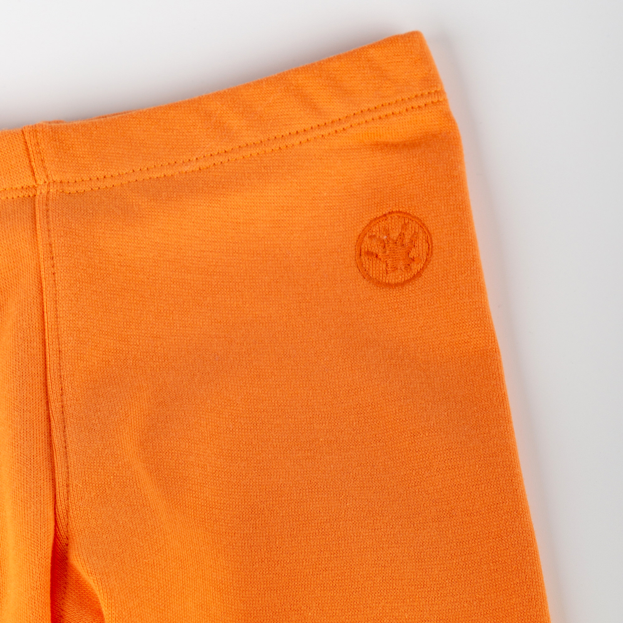 Leggings M - SKATING FLAMINGO in orange