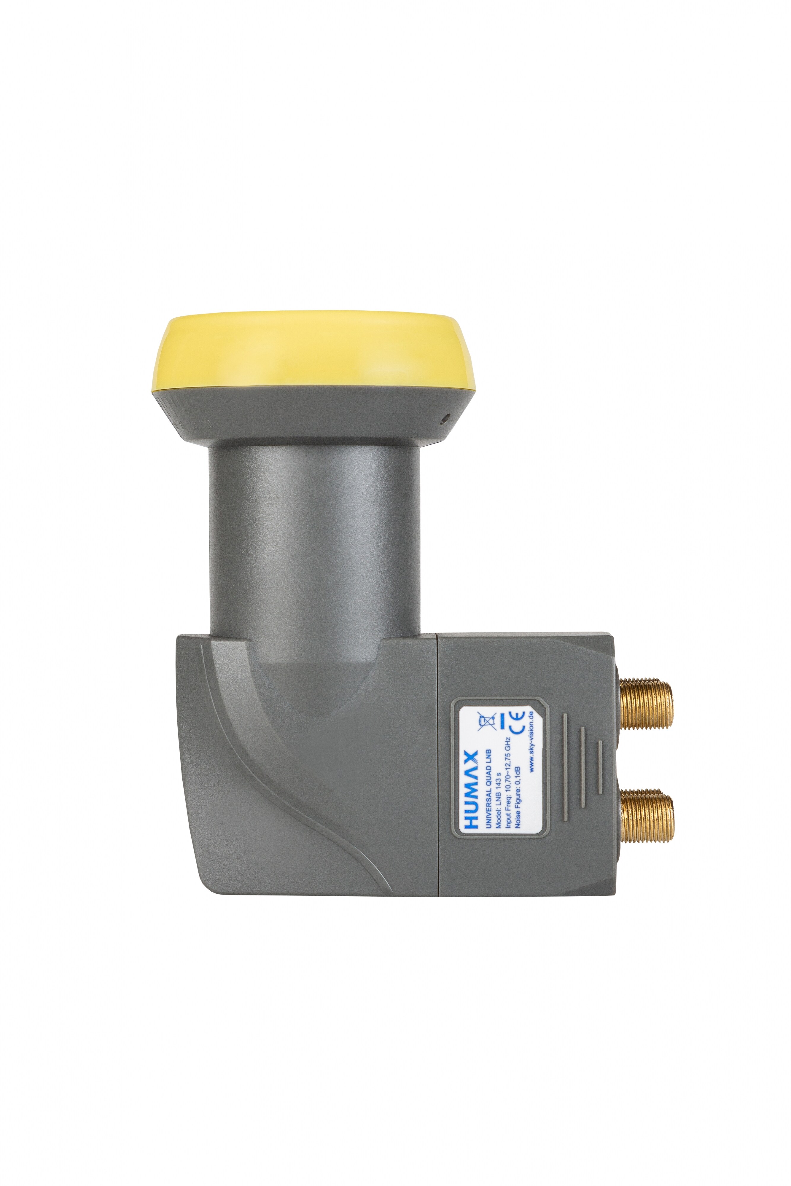 Humax Quad-Universal-LNB, Integrierter Wetterschutz LTE-Filter, Karton