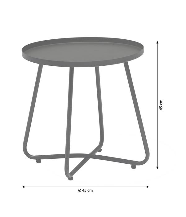 Dehner Beistelltisch Ibiza, ca. Ø45/H45 cm