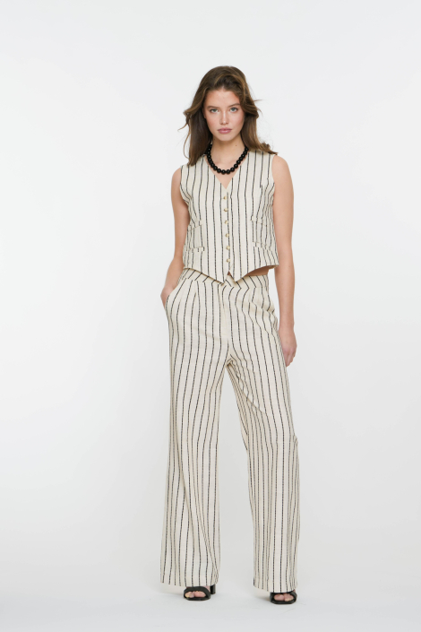 Geisha beige dames gilet
