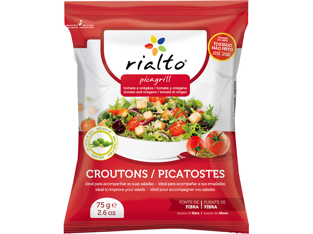 CROUTONS PICAGRILL TOSTADOS COM TOMATE E OREGÃOS 75G