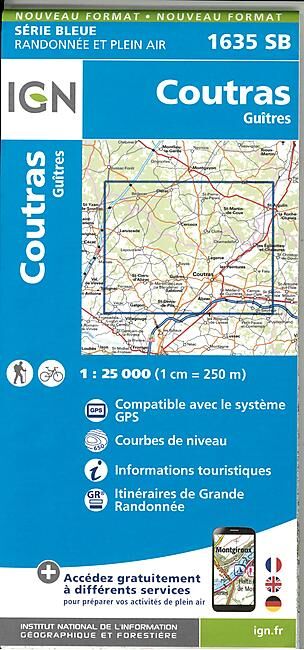 IGN - 1635 SB COUTRAS 1 25 000