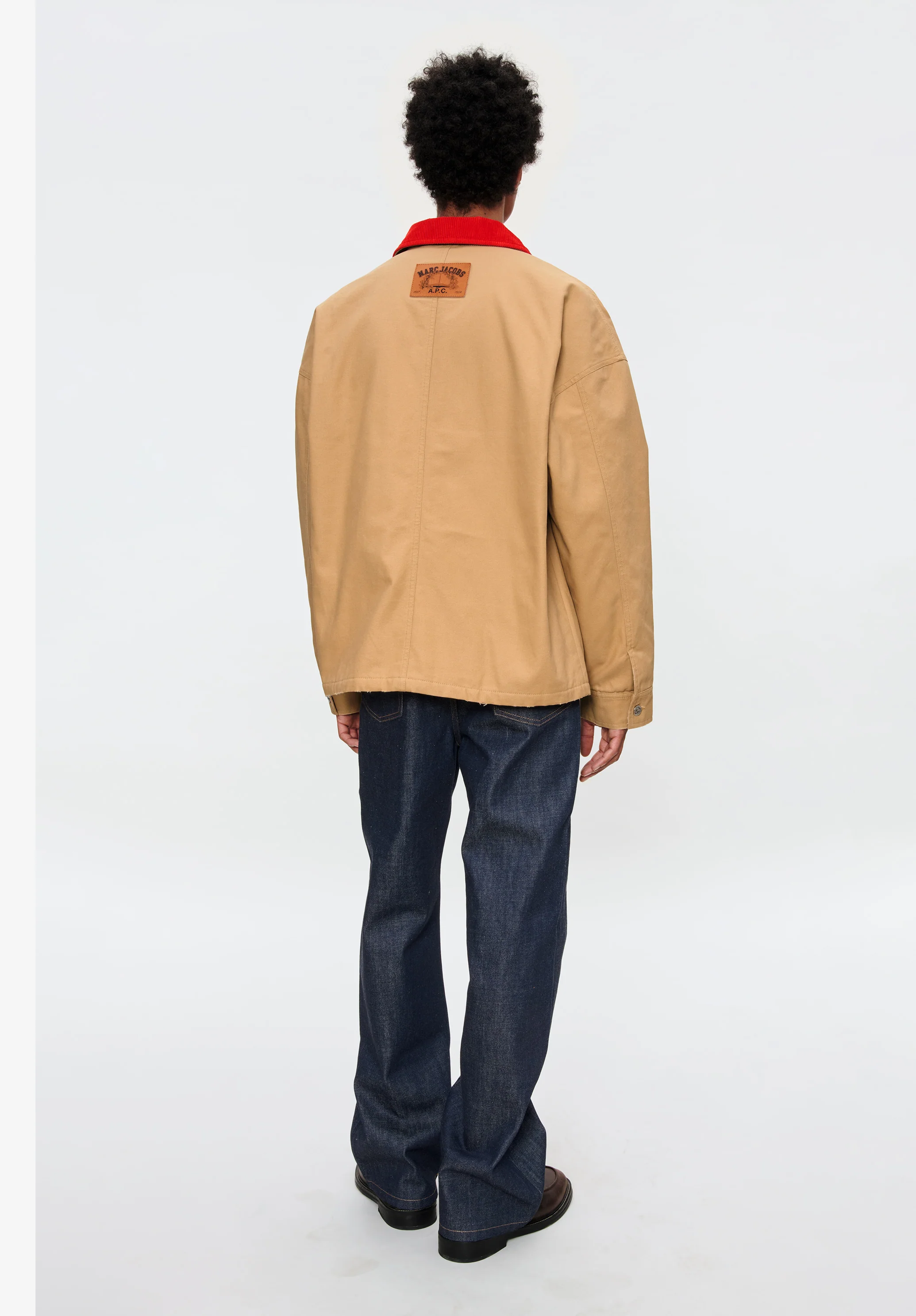 A.P.C. x Marc Jacobs. The Stoned Canvas Unisex Jacket - Camel