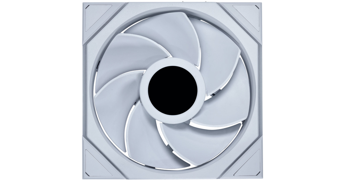 Lian LiUNI FAN TL 140 LCD Wireless Reverse Blade RGB case fan  (Wit, 140 x 140 x 28 mm, PWM, 1x 9-pin USB)