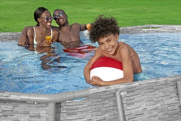 Bestway Power Steel Swim Vista II 427 x 250 x 100 cm - Ny Model!