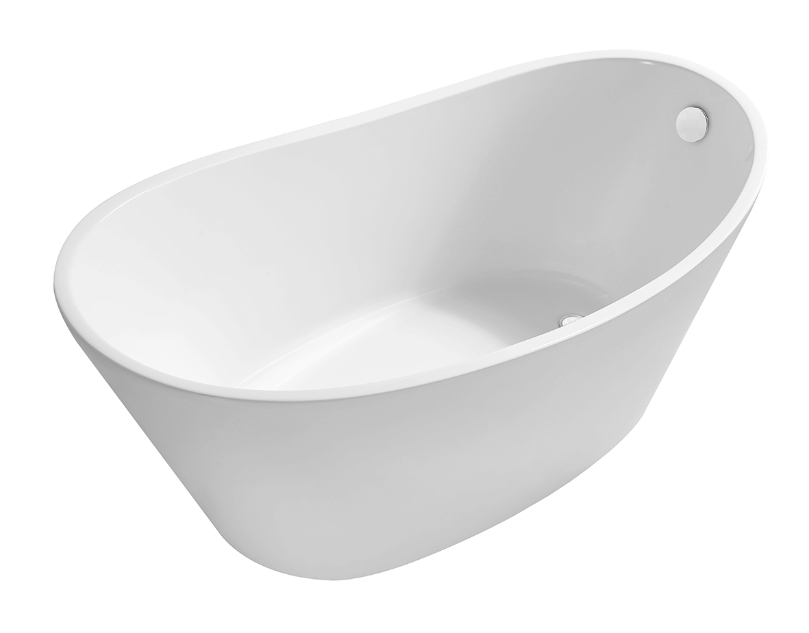 Mueller Curva vrijstaand ligbad glans wit 150x72cm