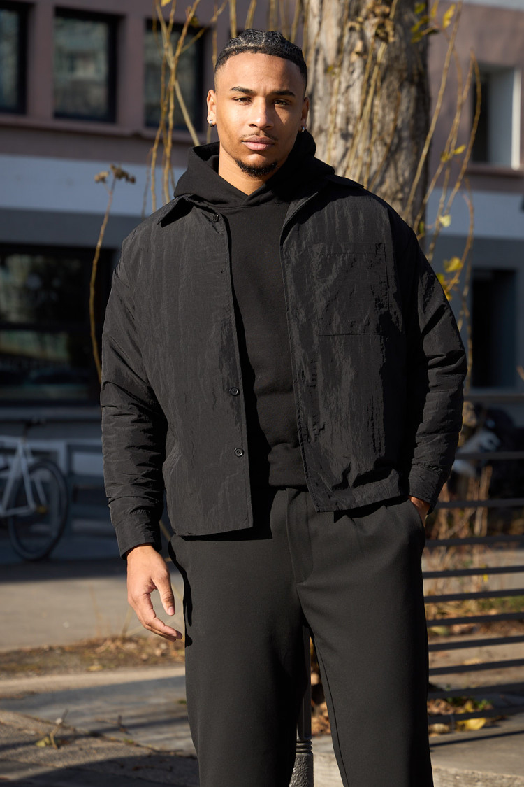 Chemise légère noire
