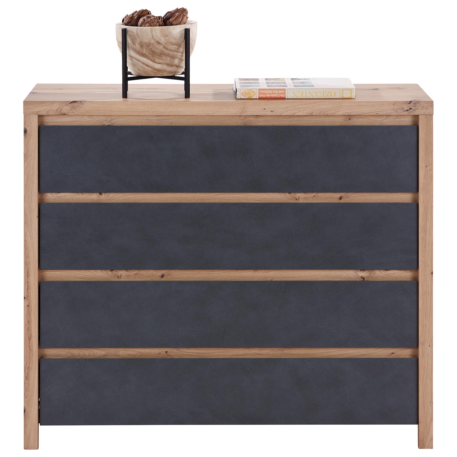 Kommode - Artisan Eiche - Matera - 4 Schubkästen - 105 cm