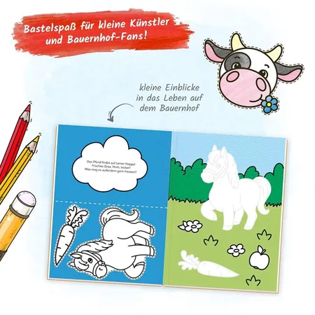 Trötsch Bastelbuch Bauernhof Bastelei