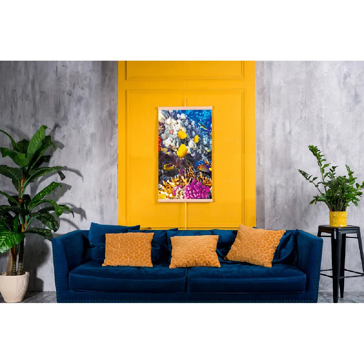 Trio Récif de corail 100x57cm