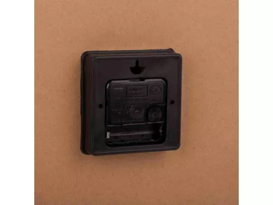 Horloge murale en bois marron d34x2h