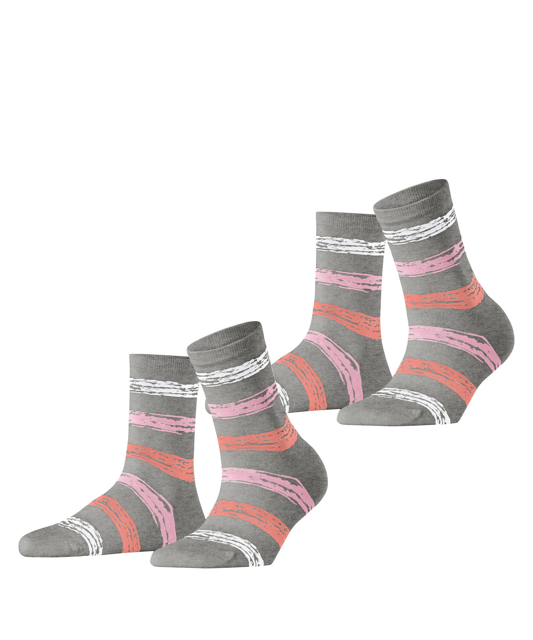 Esprit| Damen Socken Brushed Stripes 2 Pack