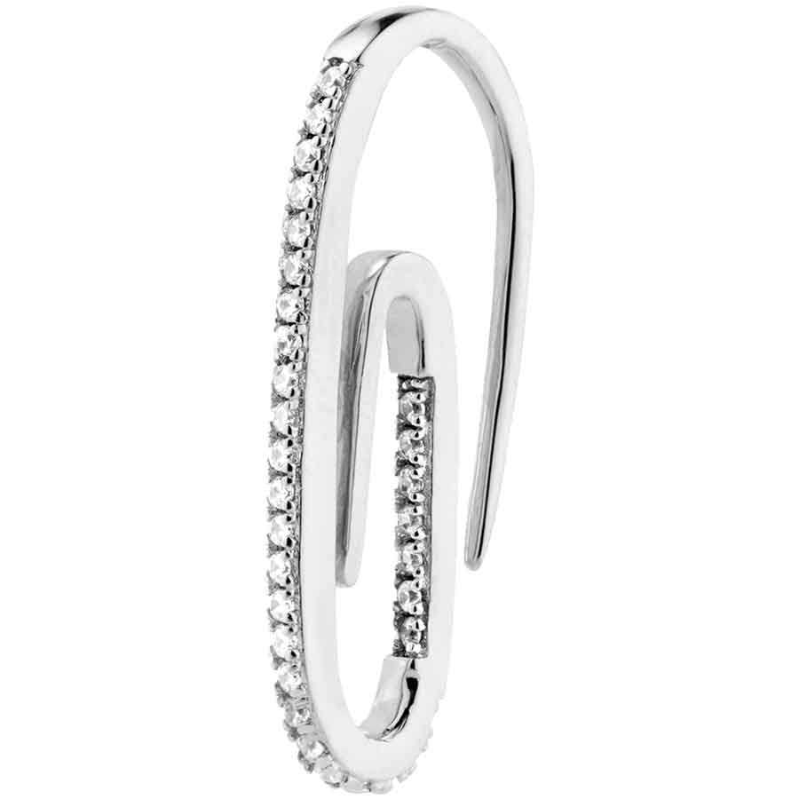 Boucle d'oreille - Baby safety - Laiton plaqué argent 10 microns