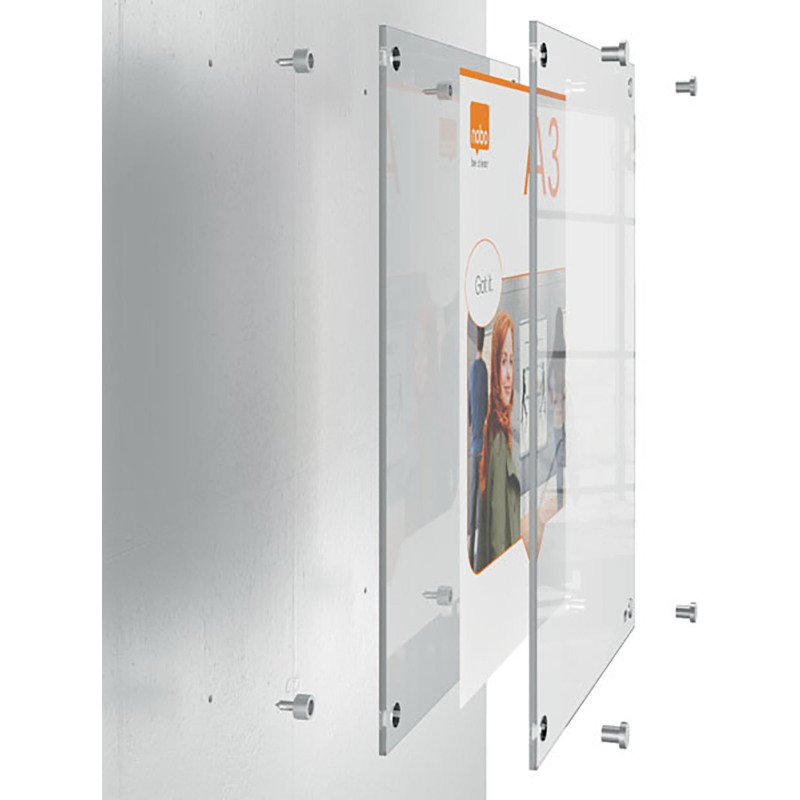 Porte affiche mural Premium Plus A3 Nobo