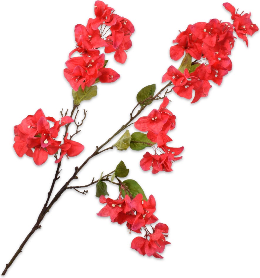 Silk-Ka kunstbloem Bougainvillea rood 104 cm