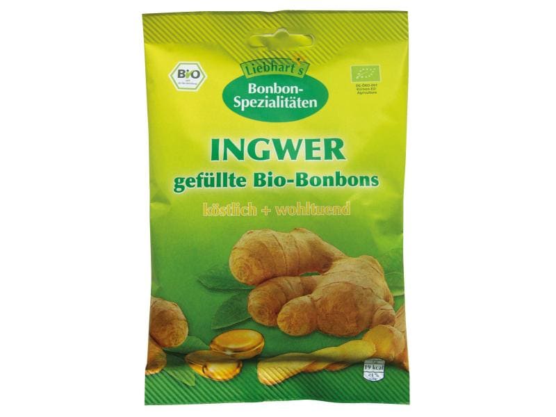 Liebhart's Bonbons Bio  Ingwer Beutel 100 g Bio Bonbons Ingwer