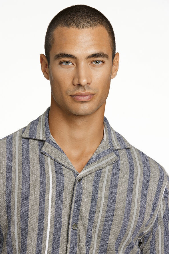 Lindbergh Knitted resort collar S/S Grøn