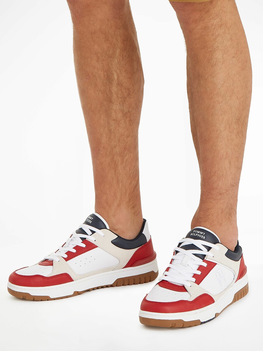 TOMMY HILFIGER<br>Tênis Street Block em leer