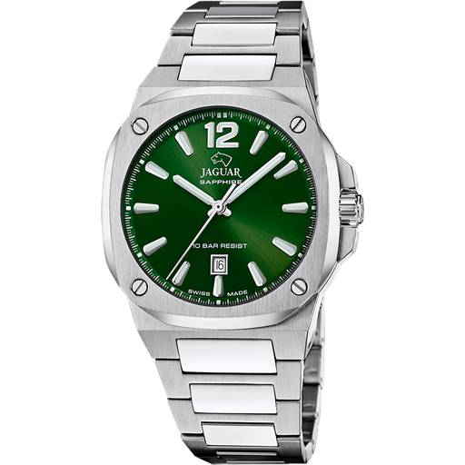 Jaguar Executive J1024 Herreur, Green, 41 mm