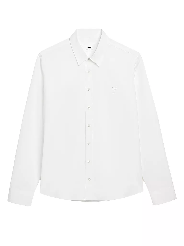 AMI PARIS Hemdbluse weiss