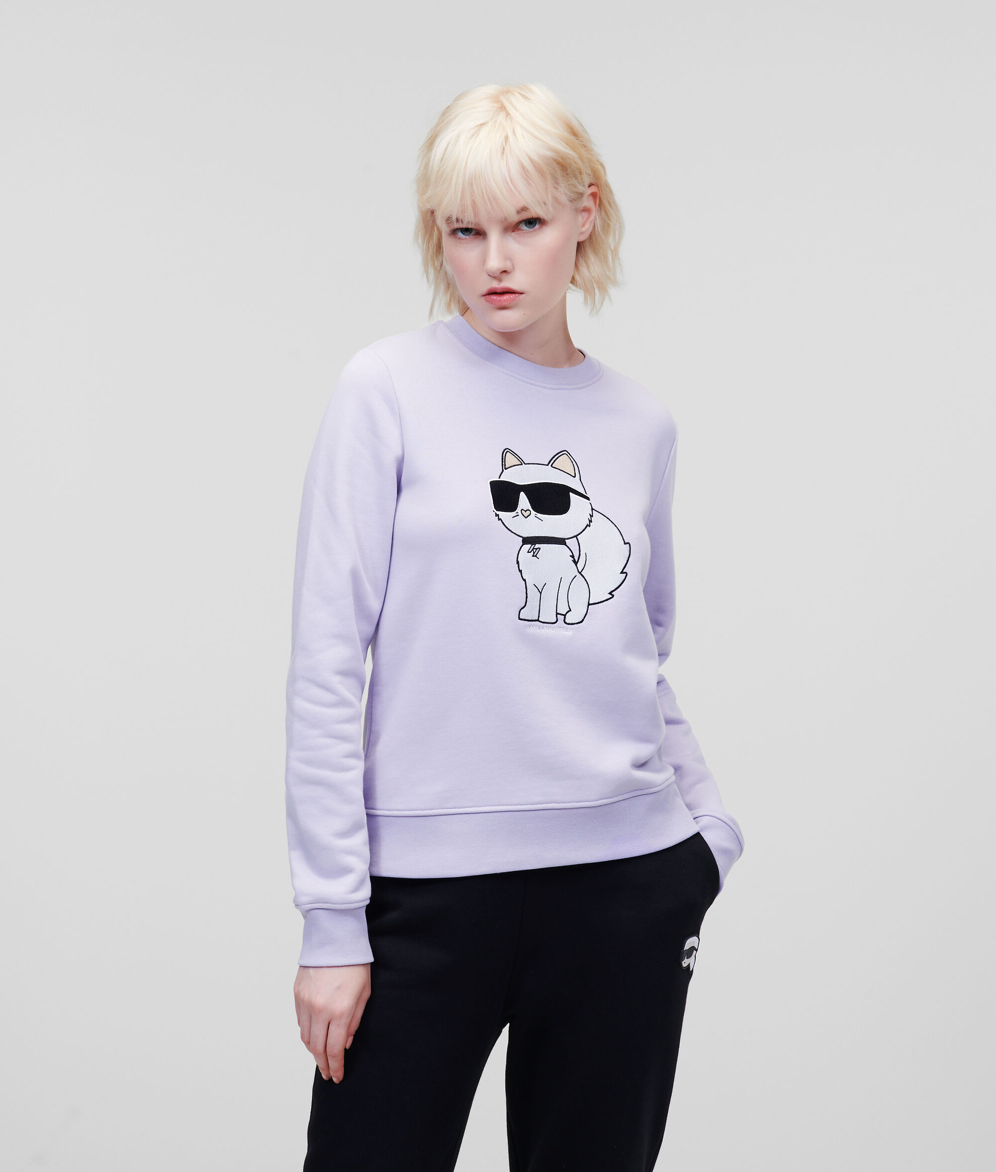 SWEAT-SHIRT CHOUPETTE KARL IKONIK