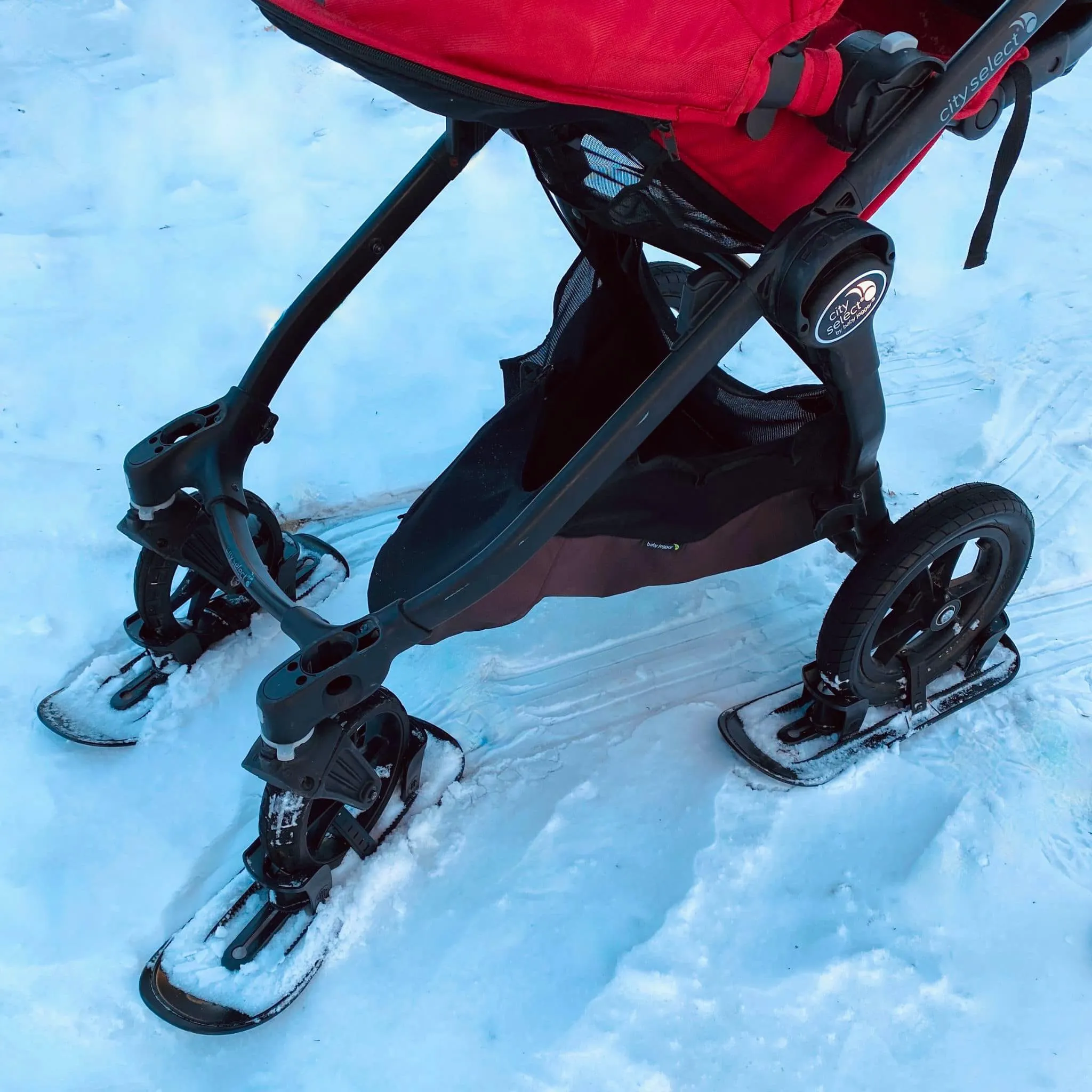 Premier Ski Skis pour Poussette 4 Roues