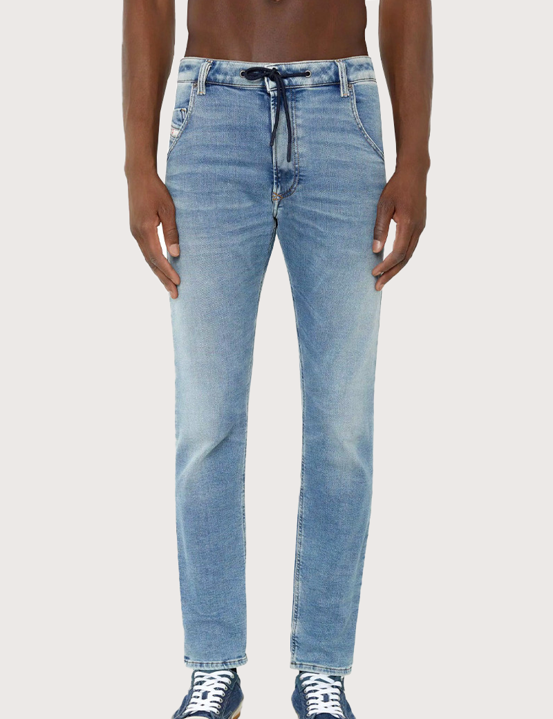DIESEL JEAN JOGGING KROOLEY BLEU 068BA
