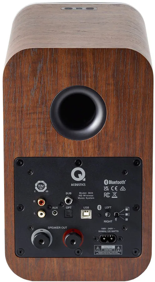 Q Acoustics M20 Noyer Enceintes sans fil hi-fi