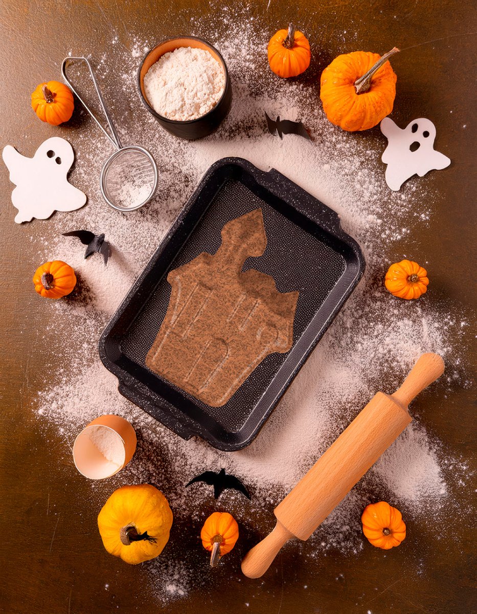 Halloween Koekvormpjes Kasteel 27cm