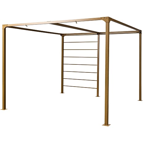 Bali pergola alu stel 3x3 meter - teaklook