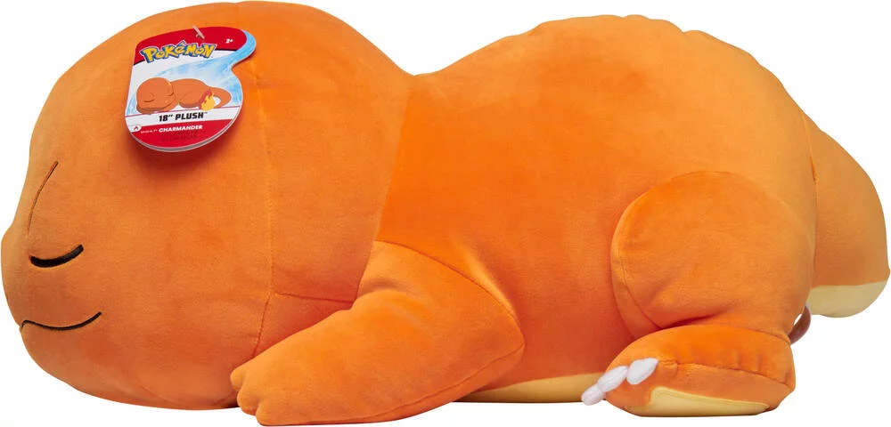 POKEMON - PELUCHE SALAMÉCHE DORT- 40 CM