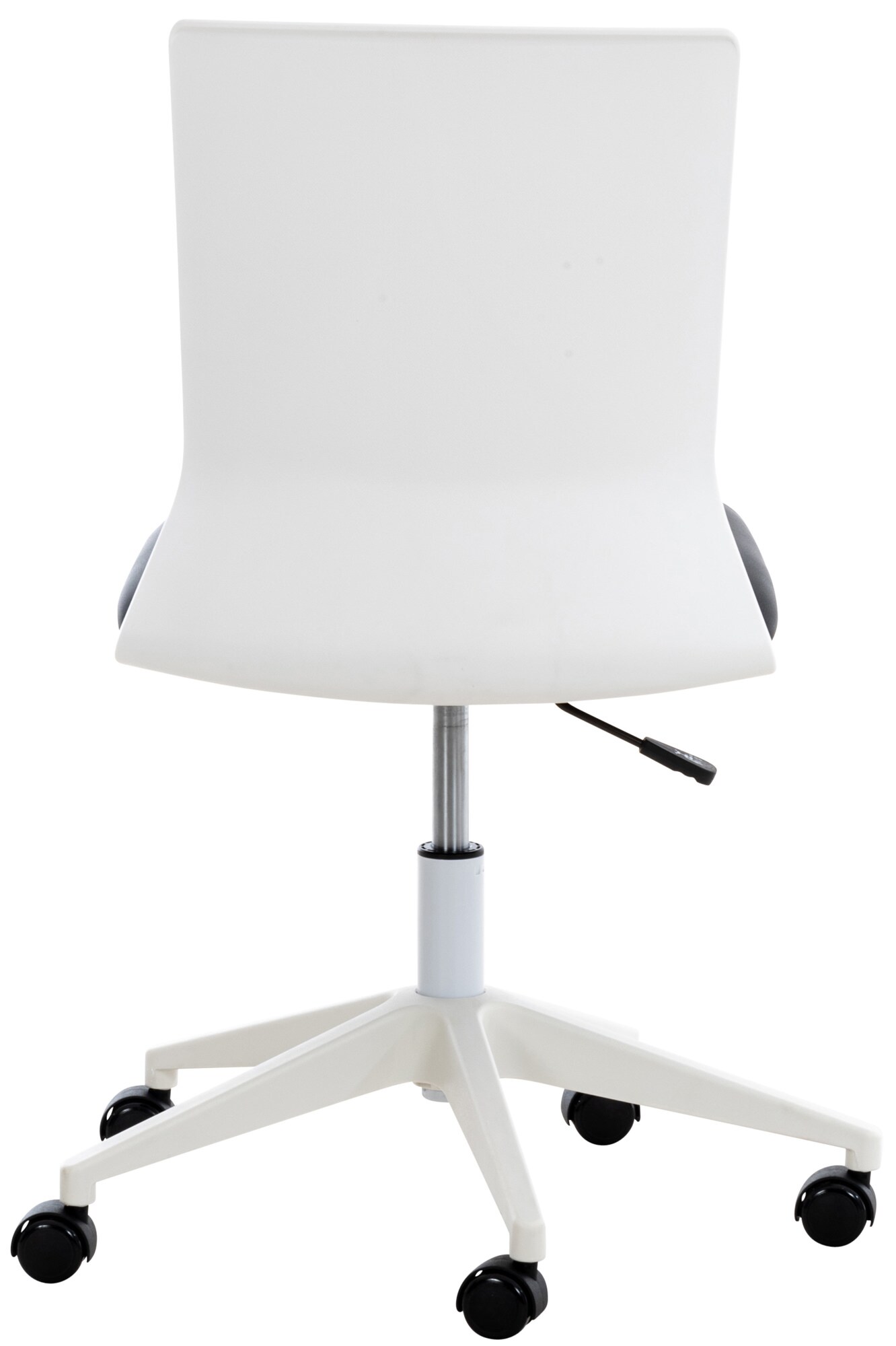 CLP Bürostuhl Apolda I Kunstleder I Stoff I Ergonomischer Schreibtischstuhl I Stuhl mit Kunststoffgestell