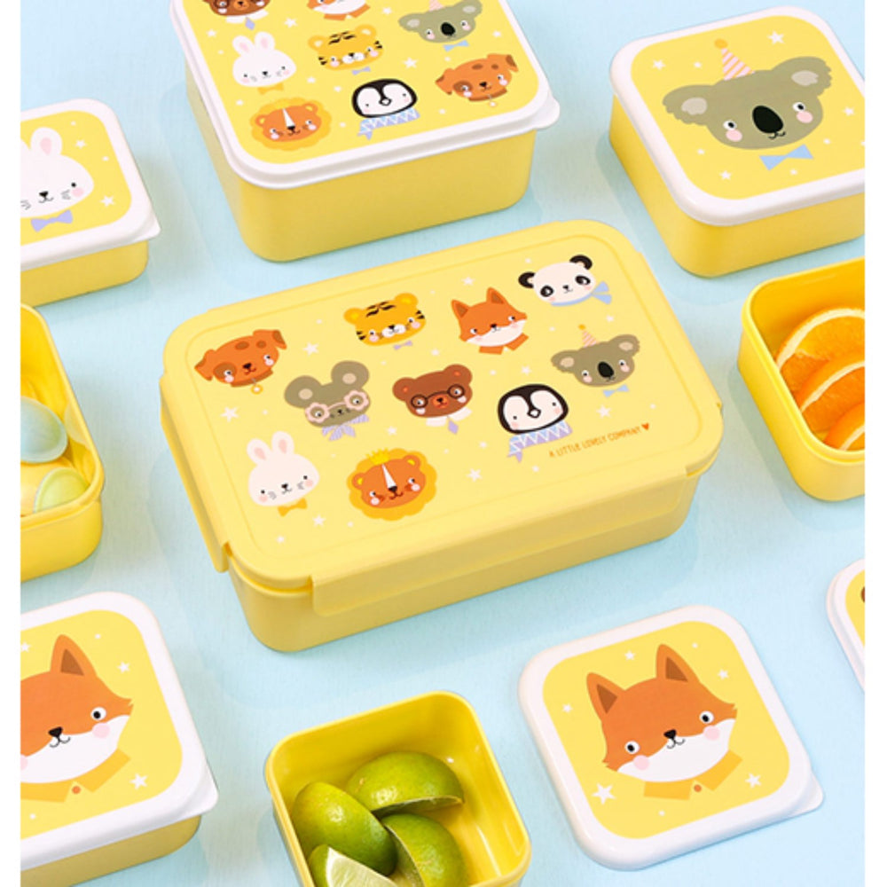 Køb A Little Lovely Company Animal Friends Bento Madkasse